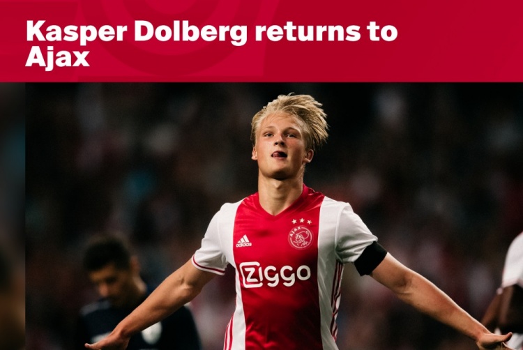 米兰体育-阿贾克斯官方宣布前锋多尔贝里回归，双方签约至2029年